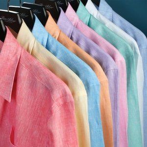9 Custom made Linen shirts